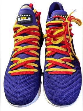 Lebron XVI 16 "MARTIN" Nike Zoom Men’s 9 Court Purple/Tour Yellow CI1520-500